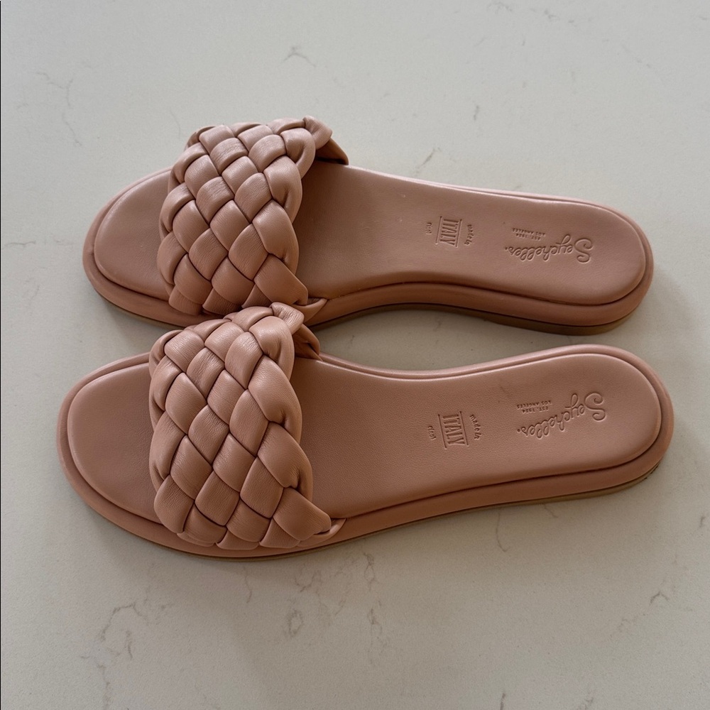 Seychelles Blush Braided Slides Size:11 ✨ - Picture 2 of 7
